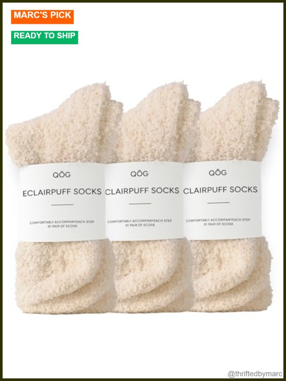 Fuzzy Socks Plush Knit Mid-Calf Cozy Slipper Socks Gift